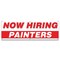 Signmission Now Hiring Painters Banner Apply Inside Accepting Application Single Sided B-72-30283 - alternate 1